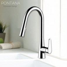 폰타나 엘라라 싱크대수전 주방 씽크대 거위목 수도꼭지 수전 TF-K4612U(크롬) / TF-K4612U-BN(니켈)