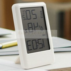 하루 디지털 온도계 습도계 시계표기 신생아 실내 온습도계 육아용품 온도측정기, 1개