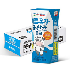 파스퇴르 바른목장 유산균 음료, 125ml, 168개