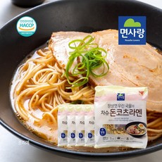 면사랑 차슈돈코츠라멘 296g 5봉 정성껏우린국물, 296g x 5봉