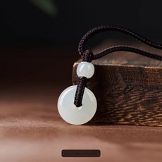 옥 펜던트 목걸이 행운 팬던트 천연 스토어 목걸이 여성 공식 펜던트 헤티 신장 버클 평화 플래그십 남성