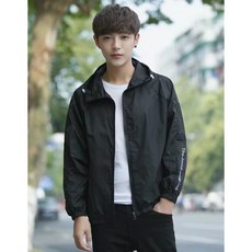 남 웃 는 얼굴 후드 검은색 XL 120 - 130, 47667290266