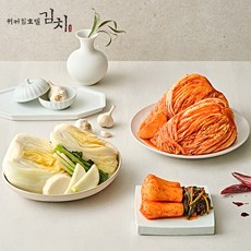 [워커힐호텔김치] 포기김치3kg+총각김치2kg+백김치2kg(총7kg)