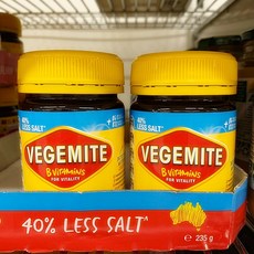 호주 저염 베지마이트 235gx2개 Vegemite 40% Salt Reduced, 2개, 235g