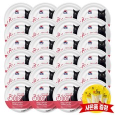 *사은품증정* 사조 옵티원 부스트 160g 고양이캔, 24개, 닭안심+연어