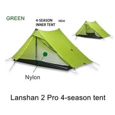 난방텐트 원터치 실내방한 3F UL Gear Lanshan 2 Pro 캠핑 텐트 야외용 20D 양면 실리콘 코팅 업그레이드 실나일론 폴 없음 초경량 P