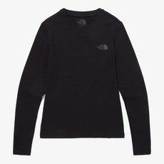 [국내정식매장] 노스페이스 긴팔 티셔츠 The North Face W'S CORE L/S R/TEE - BLACK