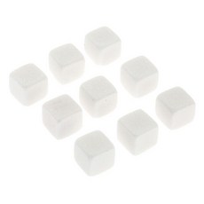 위스키 아이스 스톤 와인 음료 쿨러 큐브 바위 화강암 파우치 샴페인 9 개, [02] WHITE, 9개