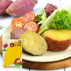 브랜드없음 [바로드숑] 해동 없이 바로먹는 실온 보관 특허 통고구마(120g) 10팩, 10개