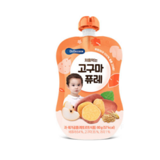 베베쿡 처음먹는 고구마 퓨레, 1.고구마, 80g, 30개