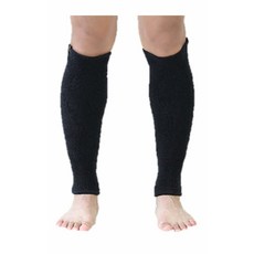 mite 40cm [맨즈 폭넓은 타입] 미테 느긋하게 쾌적 보온 (블랙) 길이 남성용 큰 사이즈 종아리 굵은 조이지 않는다