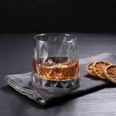 리피 위스키 온더락 글라스 300ml 혼술 싱글몰트 양주 언더락잔 술잔 홈바, 1개