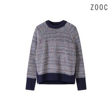 [zooc] 라운드넥 니트풀오버 Z194KSK029_NY