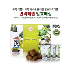 변비다이어트 체중감소 날씬해지는 유산균 발효매실 7ea/미국식약처 FDA 승인/수입완제품/식욕억제/매일비움/장건강/디톡스/장속 노폐물제거/복부팽만감소/옆구리살제거/쾌변/소화효소, 1주(7ea)