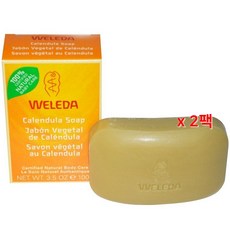 Weleda Calendula Soap 비누 100gX2팩, 1개, 100g