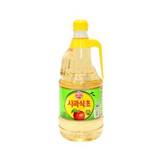 사과식초 오뚜기 1.8L 업소용 대용량 식초 1.8L 6개, 1개
