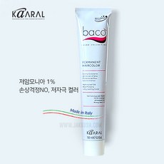 바코 염색약 100ml 산화제포함 저자극 두피보호 손상모 새치염색 정품, 3.0 어두운흑갈색, 1개