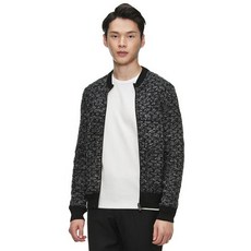 [customellow] black label jacquard knit blouson_CWWAW15744GYX