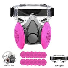 화재용 휴대용 방목면 방독마스크 방진마스크 6200 14 in 1 Dust Mask Spray Paint with 2097 P100 Anti-particle Filter Indus, 1세트
