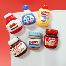 데미무드 하이블루그레이 마그넷 5p SET 마그네틱 냉장고자석 단일 상품 이미지