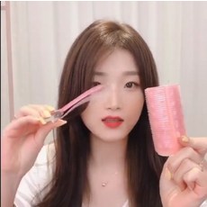 물결고데기 곱슬머리 매직기기 편리한 헤어롤세팅기 헤어스타일러 기물 물결 파마 자동 수면 달팽이, 기본, T13-영상 남성동일제품 고데기+롱클립(긴 앞머리 사용
