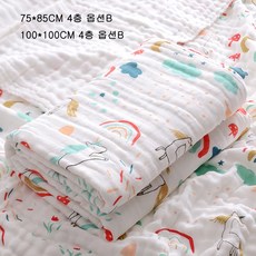 MOLY 신생아 아동 순면 캐릭터 아기목욕타올 아기타올 J1028 목욕타월, 1개, 110*110CM 6층 옵션C