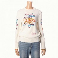 T206MSW137W 써스데이아일랜드 토드플라워인타르시아풀오버