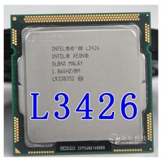 인텔 제온 L3426 l3426 제온 쿼드 코어 CPU 45 w 1.86GHZ LGA 1156 바늘 작업 가능