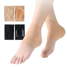 더조흔 발 뒷꿈치 보습 풋케어용품, 1개, 2개입, 블랙