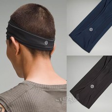 룰루레몬 메탈 벤트 테크 와이드 헤드밴드 LULULEMON MEN'S METAL VENT TECH WIDE HEADBAND, CLASSIC NAVY/MINERAL BLUE, 1개