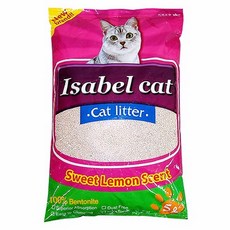 응고형 레몬향 모래 5ℓ 3.76KG 화장실모래 고양이화장실모래, 1개