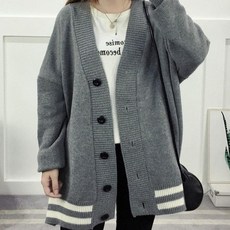 [KT알파쇼핑][오노마] ONM 데일리 여성 포인트 밑단 오버핏 니트 가디건