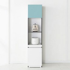  데이 틈새장 냉장고 주방 수납장 키큰 부엌 400 홈카페 팬트리 그릇장식장 서랍, 데이 400 오픈형 렌지대, 그린 