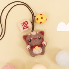 하 니 양 펠트 찌 르 러 남자친구 에 게 선물 할 수 있 는 재료 가방 수 제 펠트 인형 양 펠트 diy 소재 가방 양 펠트 - 재 료 를 구 합 니 다 고양이