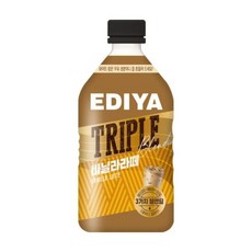 이디야커피 트리플 바닐라라떼, 500ml, 24개