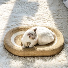 레토 고양이 스크래쳐 특대형 사이잘삼 침대 60x40