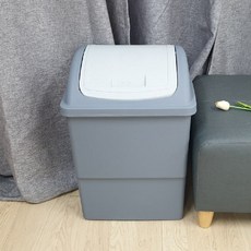 DMG_마켓1092(매장판매)코지휴지통 가로 7호 실내b (50L) 덮개휴지통 심플휴지통 쓰레기통 사각휴지통 플라스틱휴지통SIWOLAE_마켓1029, ☆민일☆, ☆민일☆