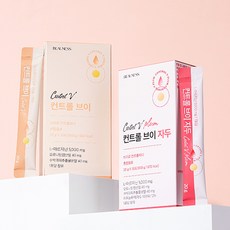 L아르기닌 5000mg 오르니틴 운동부스터 뷰니스 컨트롤V, 2개, 자두맛, 15포