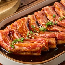 농가살리기 국내산 한돈 수제 양념 등갈비, 1박스, 1kg