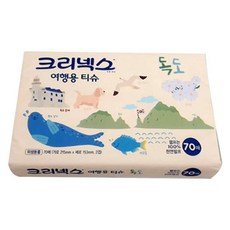 크리넥스 여행용 티슈, 70개입, 8개