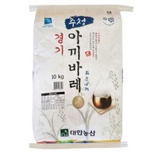 대한농산 경기 추청 아끼바레 백미, 10kg(상등급), 1개