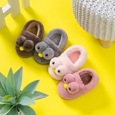 유아 귀여운 왕눈이 겨울 털신발 아기 털신 140-190