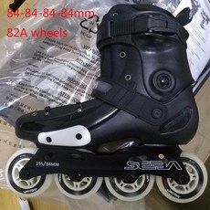Japy Skate 100% Original SEBA FRMX 전문 슬라럼 인라인 스케이트 성인 롤러 스케이트 신발 슬라이딩 무료, 06 4-84mm white wheels_05 39