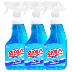 윈덱스 분무기형 유리세정제, 500ml, 3개