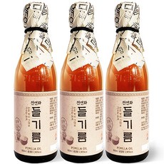 시장쏙 전연화 들기름 350ml 3병, 3개