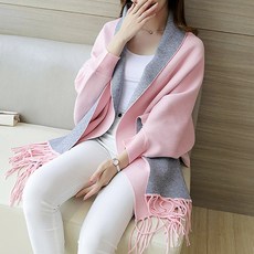 shawl D2 고급 여성 니트숄가디건 어깨숄 봄가을 숄머플러