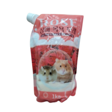 햄쿡 햄찌 햄스터 목욕모래 장미, 1kg, 2개