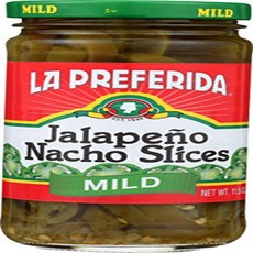 La Preferida La Preferida Jalapeno Nacho Slices Mi La Preferida La Preferida 할라페뇨 나초 슬라이스 마일드 11.5 O, 1개, 326g