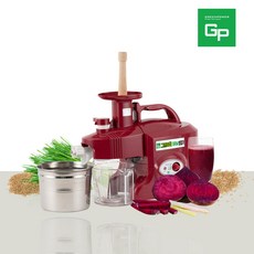 그린파워 녹즙기 생즙기 GPT-1303W 밀순 250g 보리순 250g 증정, 레드펄