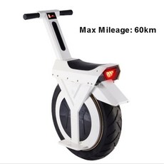 주행 거리 60km 전동휠 셀프 밸런스 500W 리튬 전지, 하얀